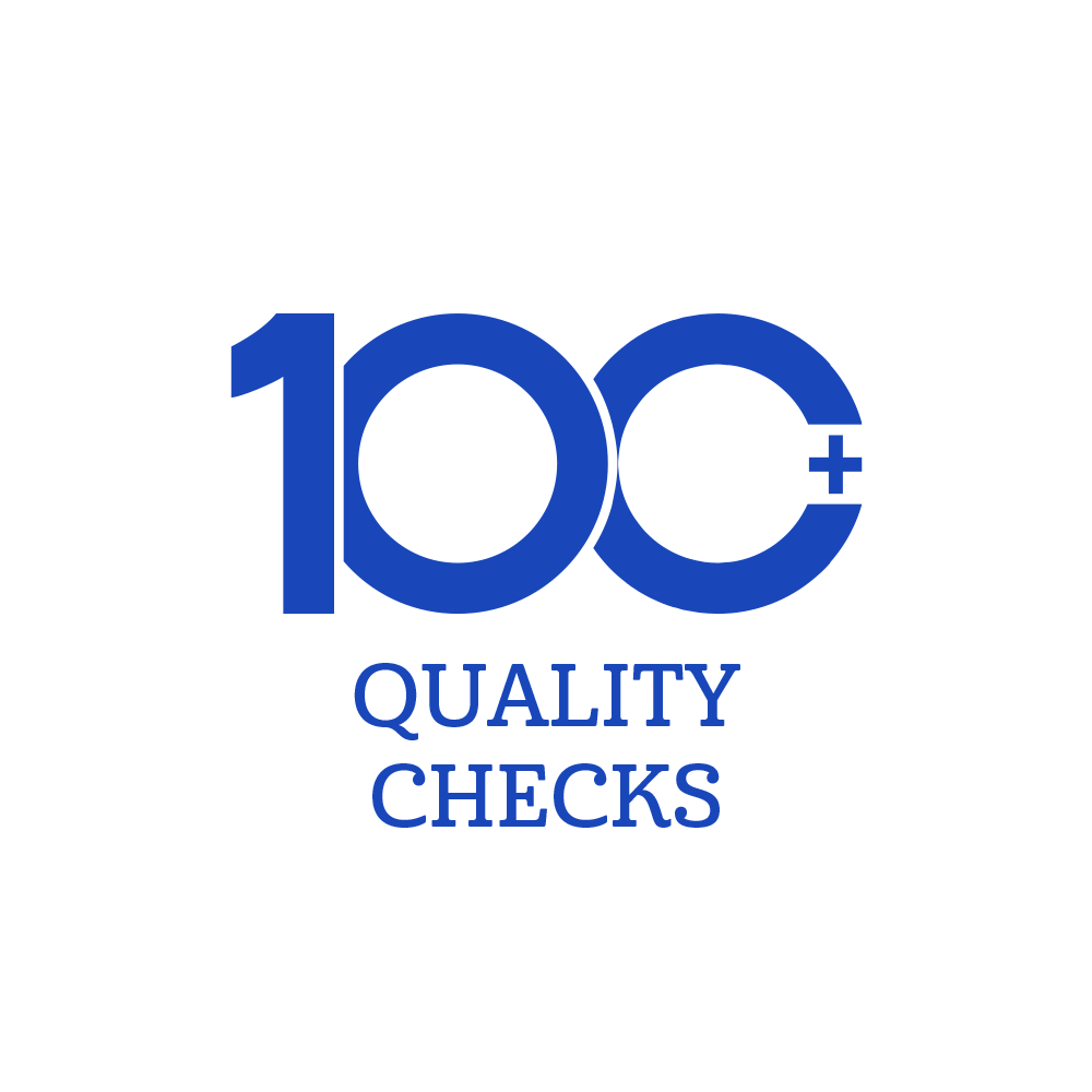 100 quality checks