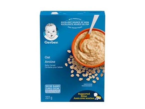 Baby Cereal From 6 Months +, 227 g, Oat & Prune – Gerber : Food and juice