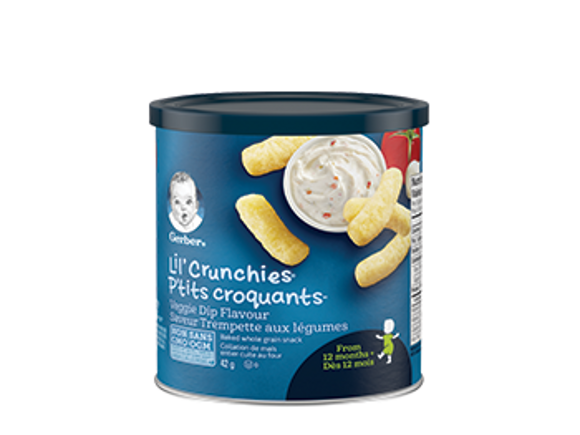 Gerber Lil'Crunchies Veggie Dip, 42 g – Gerber : Food and juice